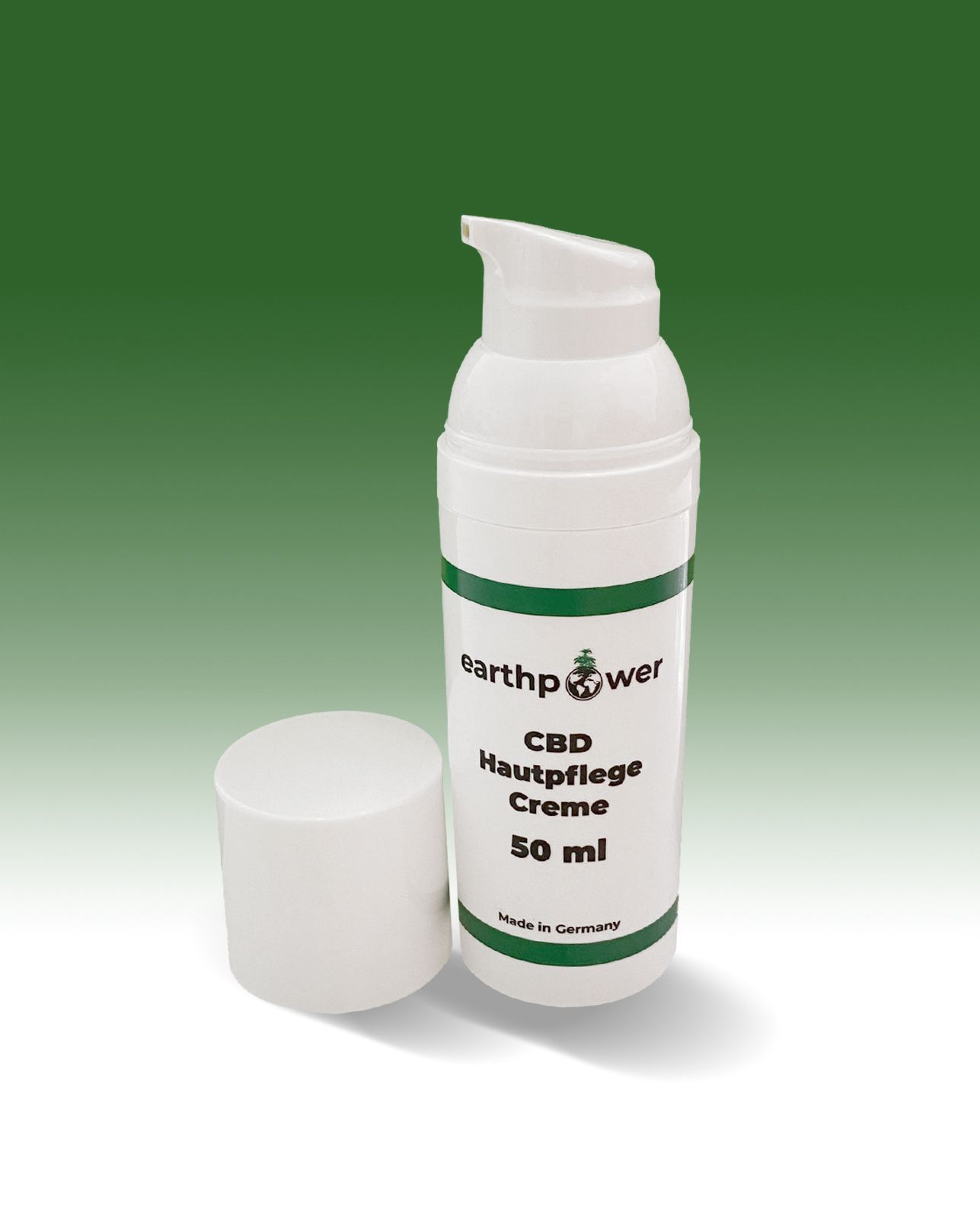 CBD Hautpflege-Creme mit Hanfblatt Vollextrakt